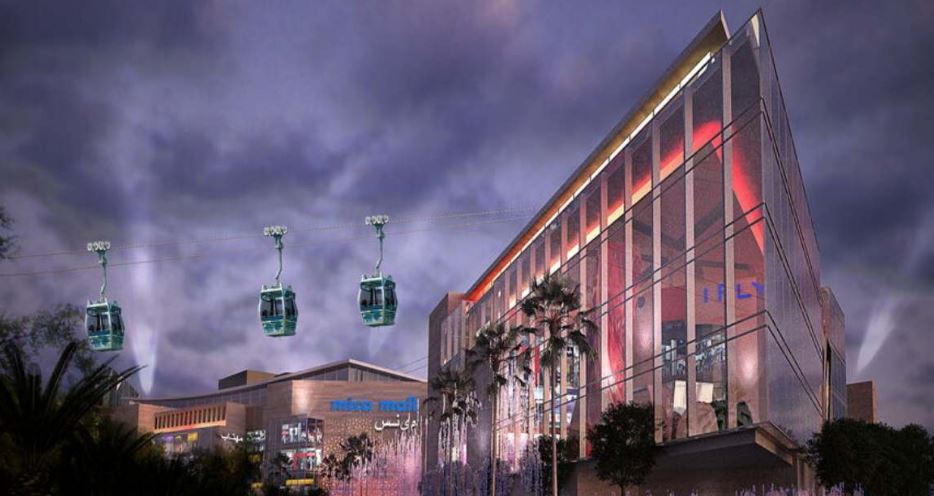 Spectacular places of Kish at night