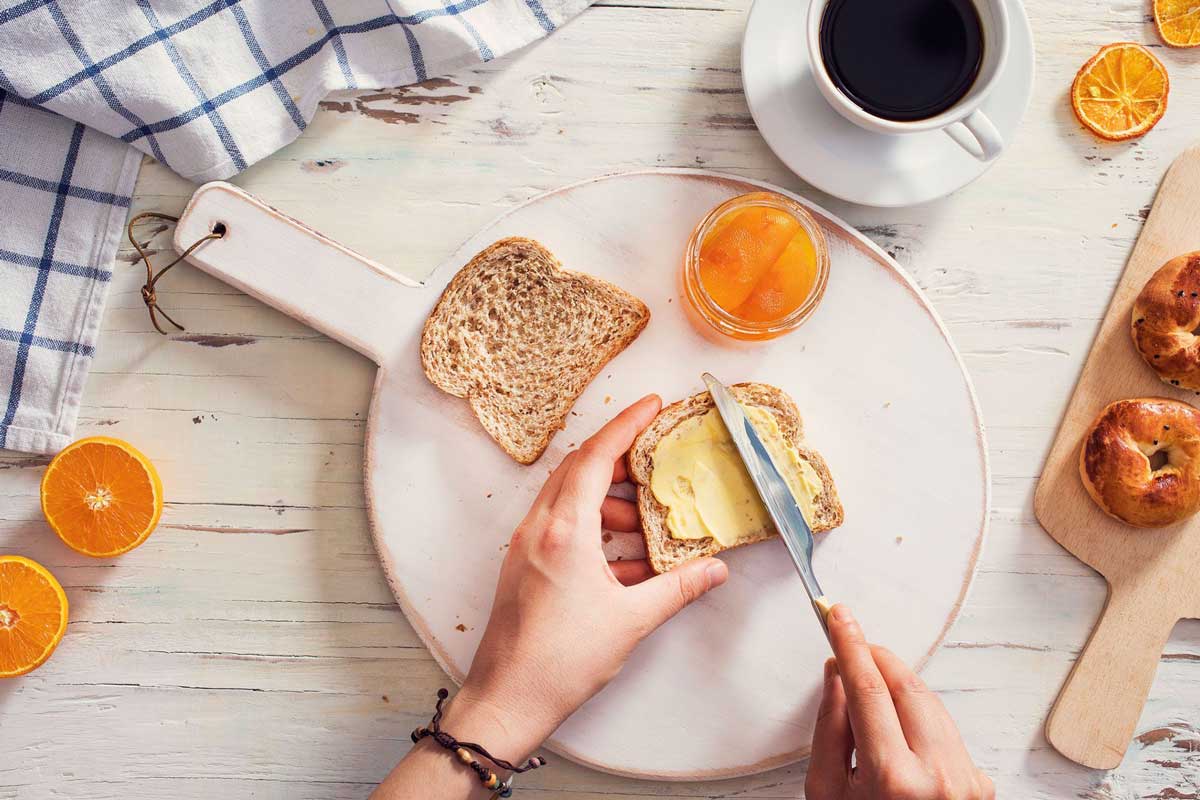 Margarine herbal butter. A healthy food
