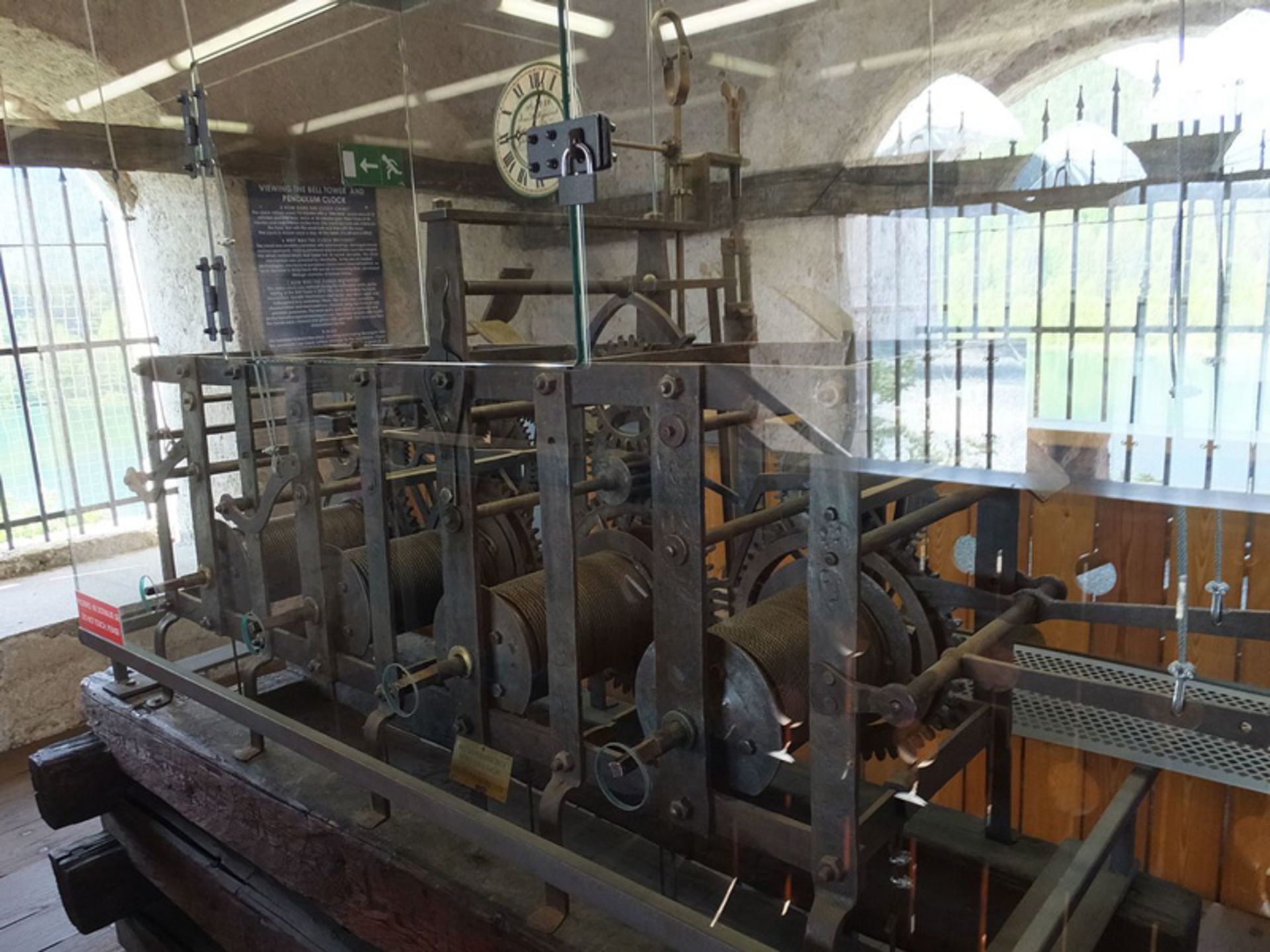 Historic clock in the bell tower
