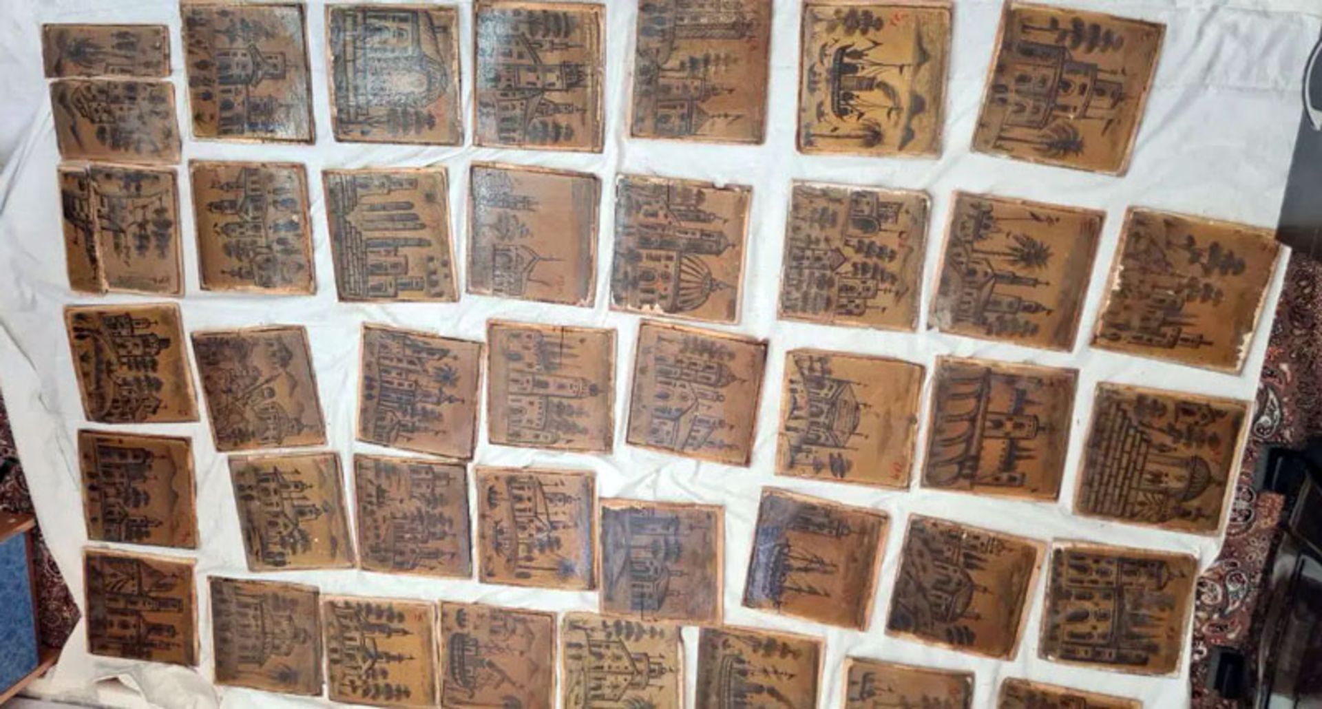 Sale of Qajar ceiling on the wall site