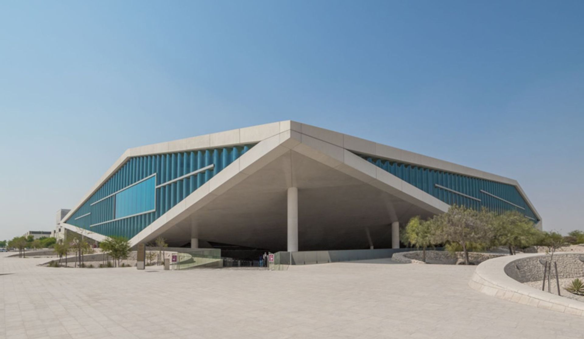 Modern Structure of Qatar National Library