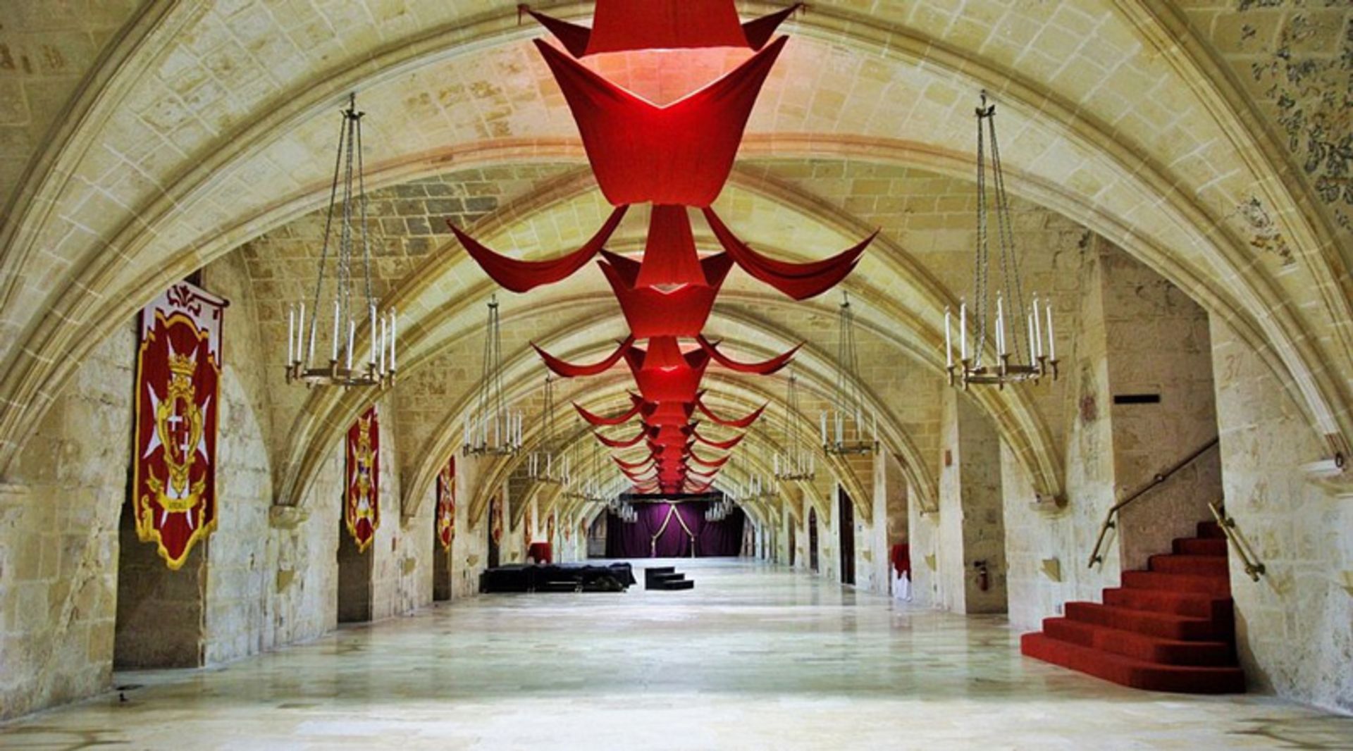 Internal view of the Malta Knights headquarters