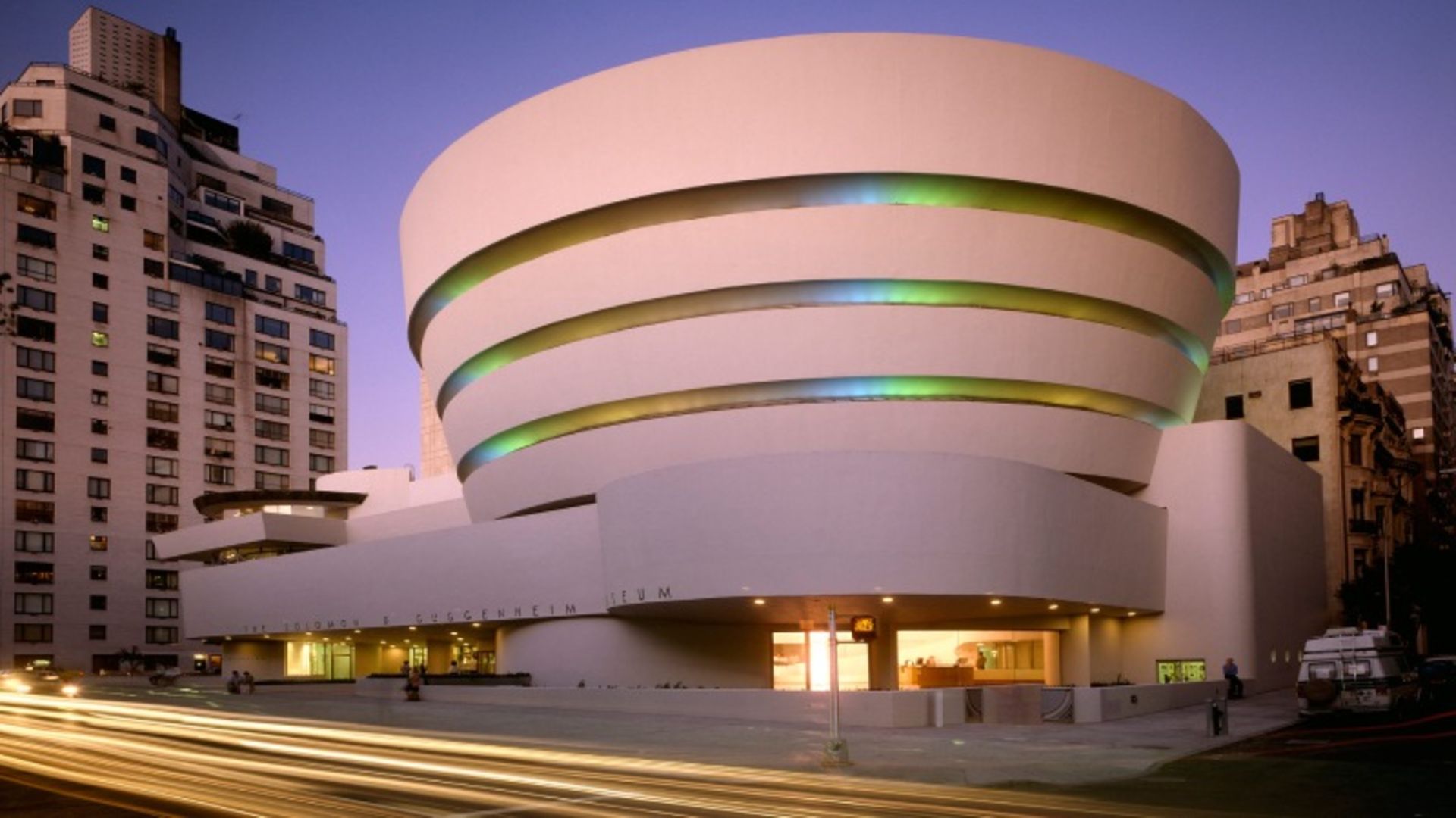 Exterior of the Guggenheim Museum 
