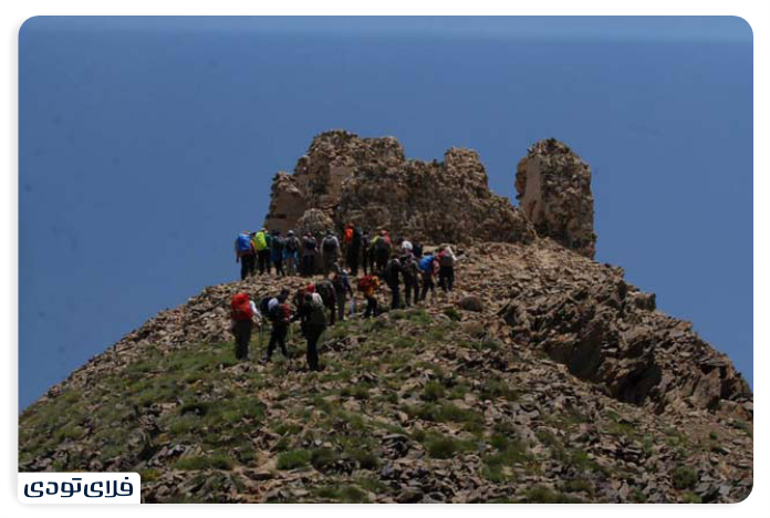 Ahar village The peak of the girl's castle and the palace of the girl