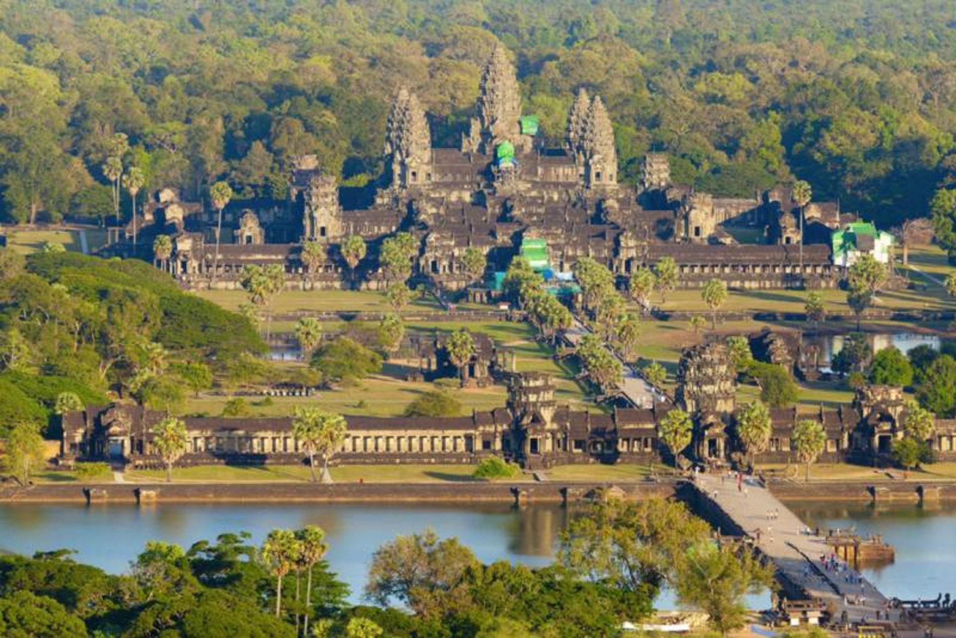 Angkor Watt temples and the surrounding nature