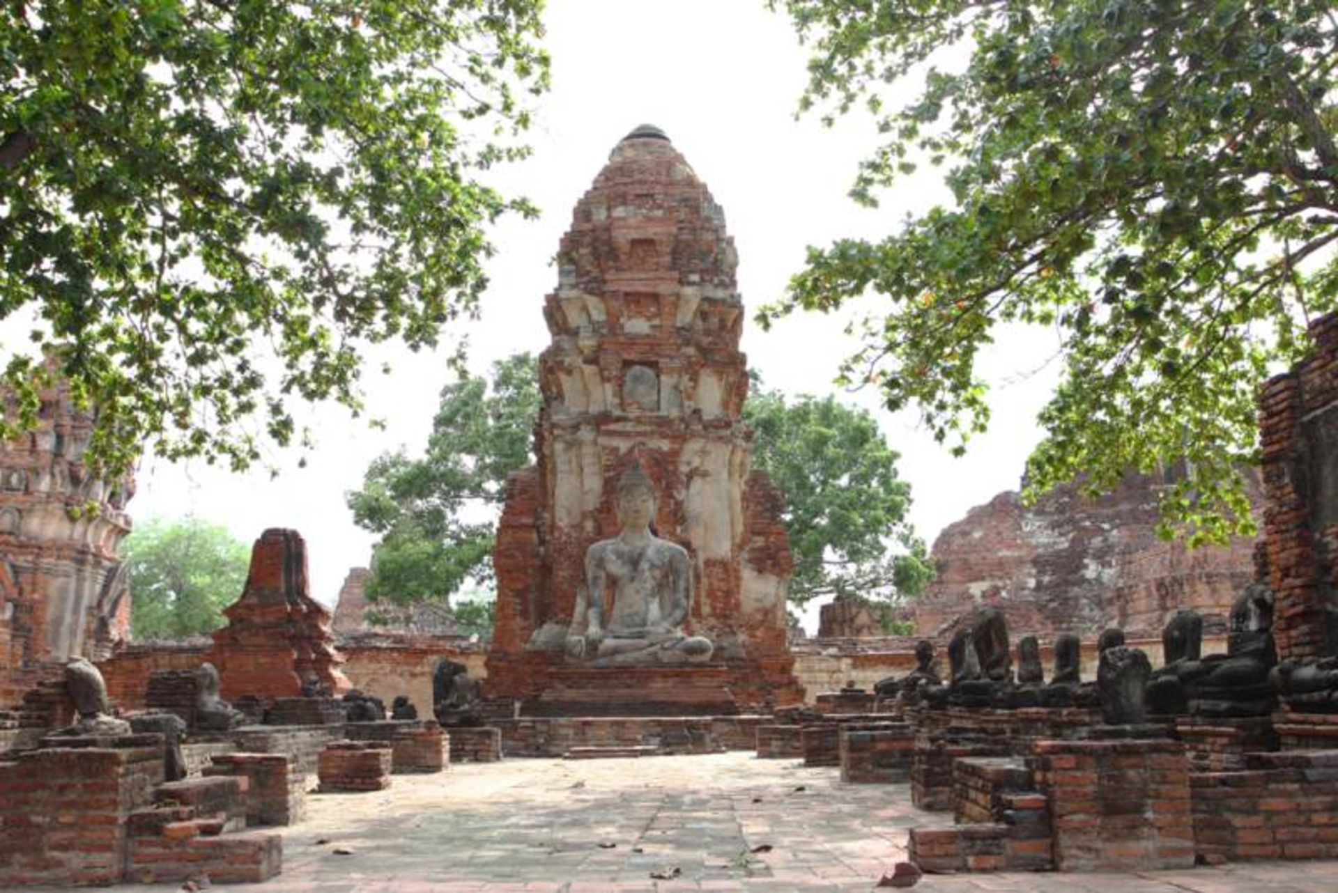 A statue in the ancient city of Bagan