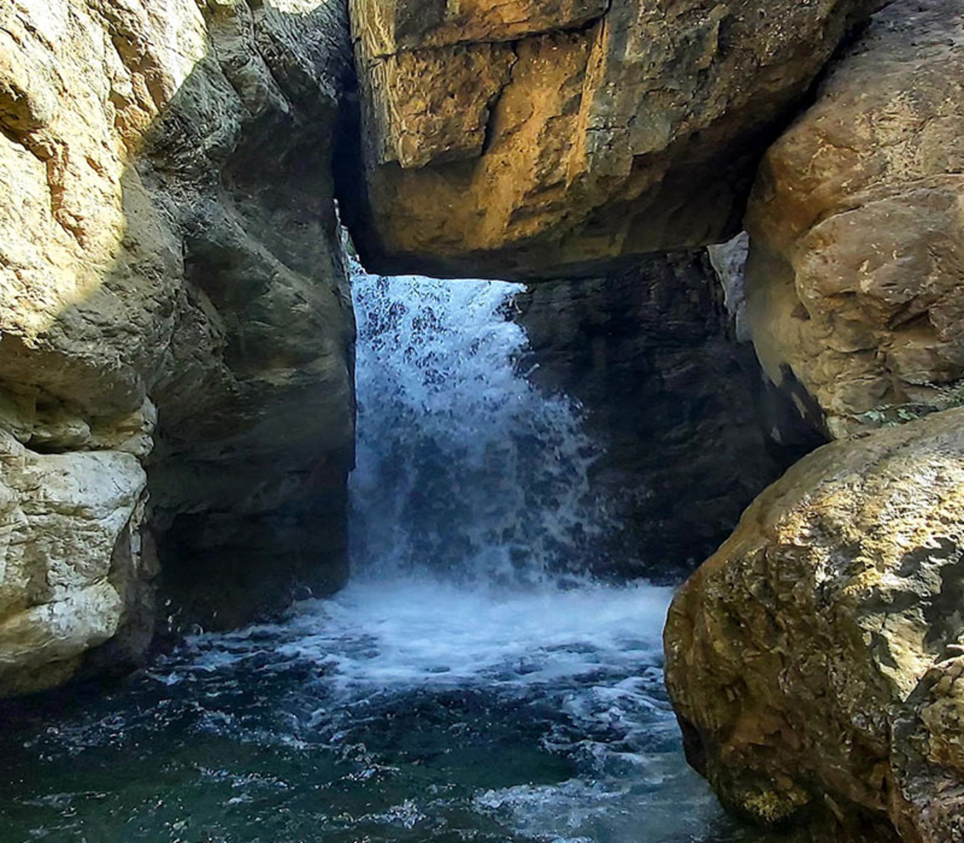 Water flow in the waterfall of Siban Valley