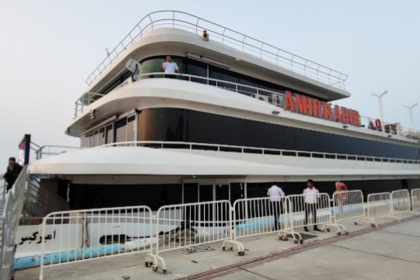 Amir Kabir Kish ship at the harbor