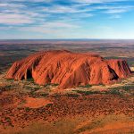 Uluro's red rock in Australia