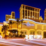Great and luxurious Makti Shopping Center with Golden Lighting at Night