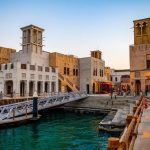 Window houses next to the Dubai Khor