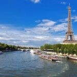 San River in the vicinity of the Eiffel Tower