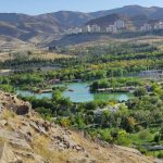 Mashhad Stone Mountain Park from the top of the mountain