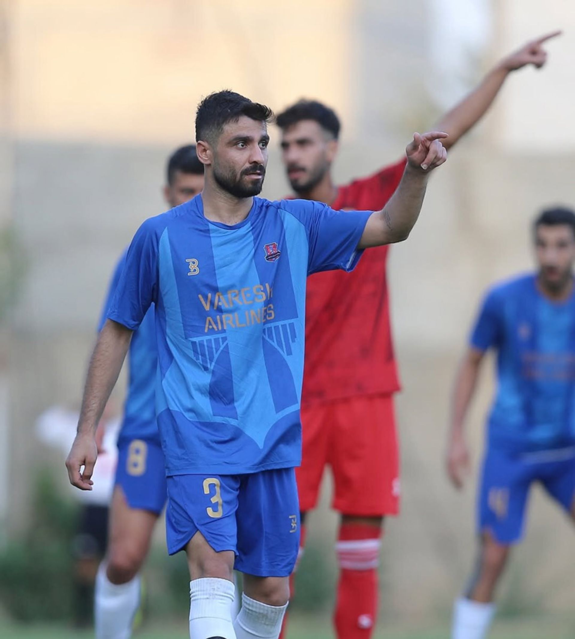 Paul Veresk on Textile Team Uniform