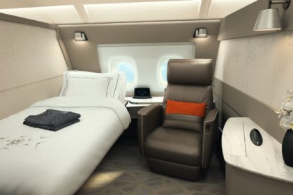 Singapore Airlines Flight Suite facilities