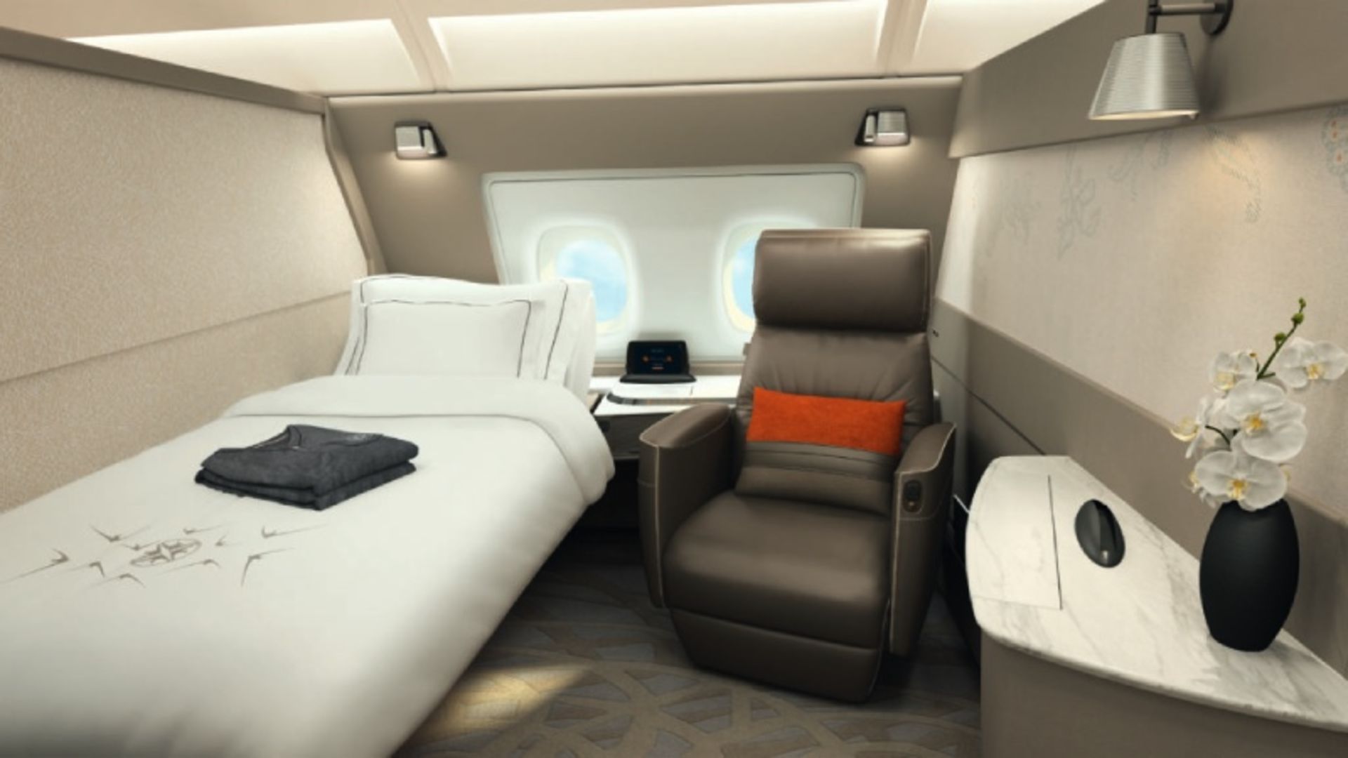 Singapore Airlines Flight Suite facilities