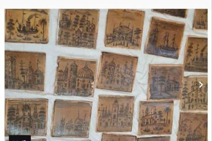 Sale of Qajar ceiling on the wall site