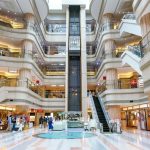 Interior space of Tokyo International Airport