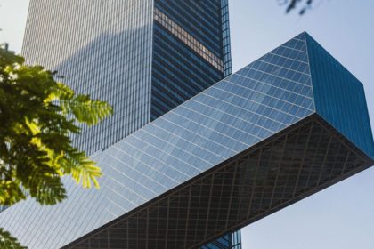 Suspended by Van Andley Van Zabil Hotel from the bottom view