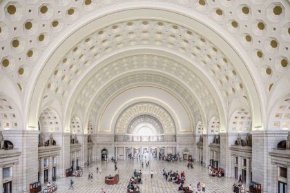 White Hall, Arch Arches and Travelers at Washington DC Union Station