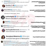 The sarcasm of the users to Melania Trump;