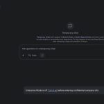 Temporary chat capability