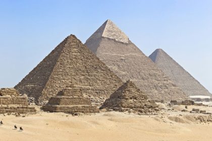 Pyramids of Egypt's Thirds in Giza