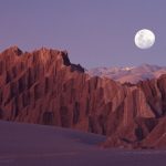 The night sky of the desert of Atacama