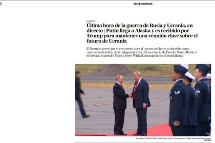 Visit Trump and Putin; The first headline of the world media