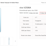Vivo Y500 comes with a 2 mAh battery - Digino