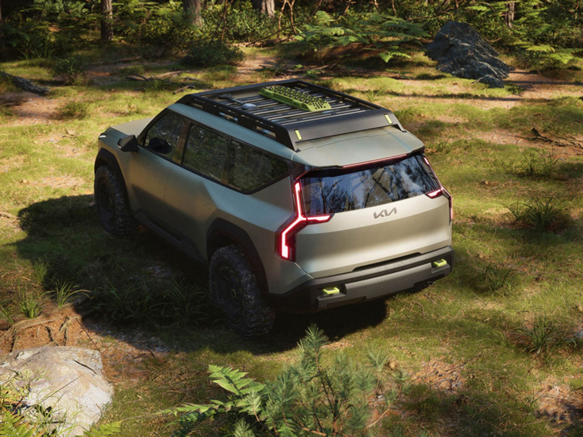 Kia Electric Chassis in Nature