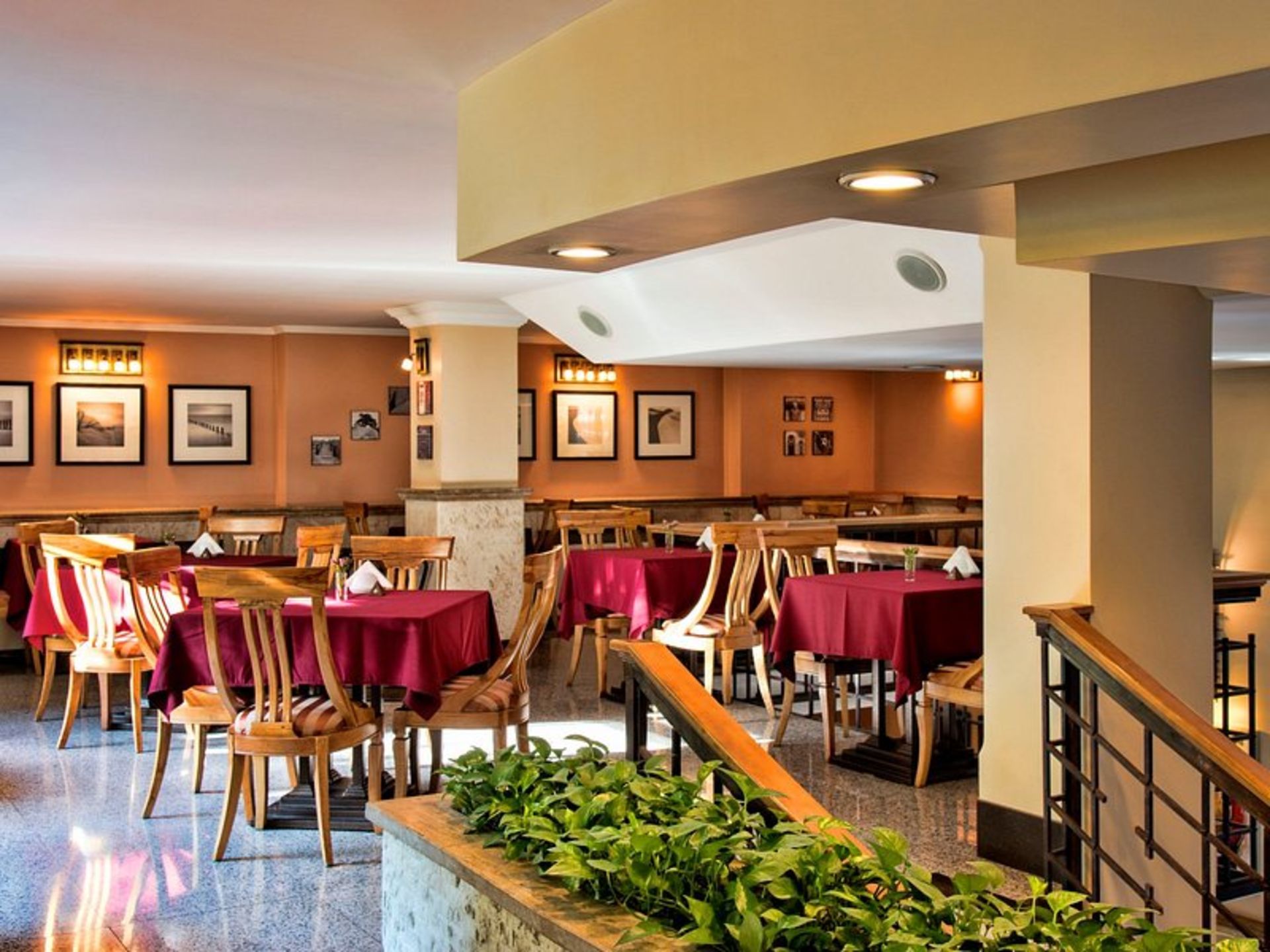 Second floor of the hotel restaurant