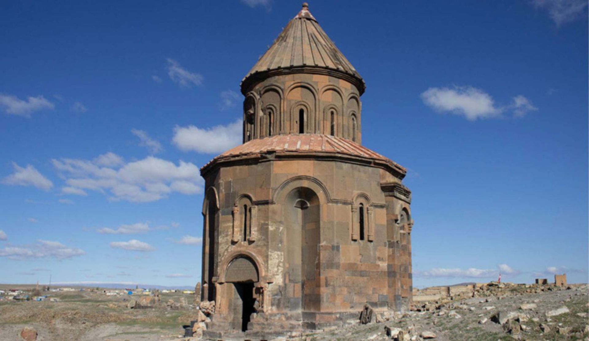 St. Georgian Historic Church in Ancient City Annie, Türkiye