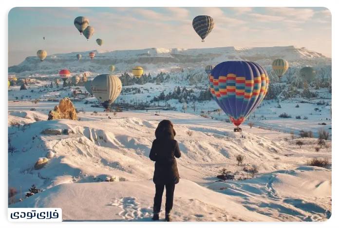 Capadokia in the winter