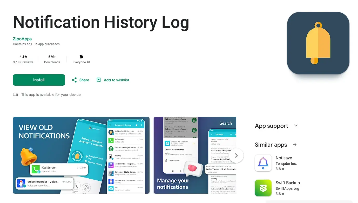 Recovery of deleted telegram messages