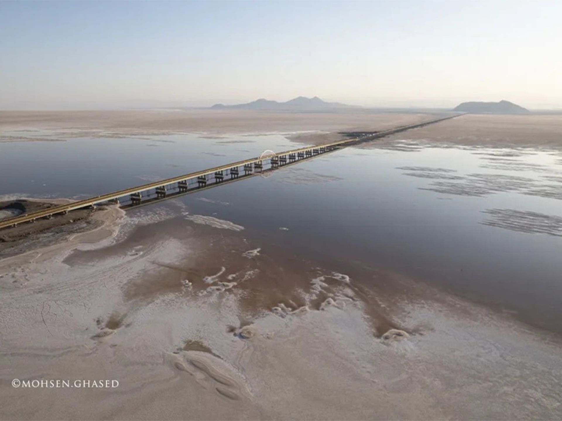 Lake Urmia dried up