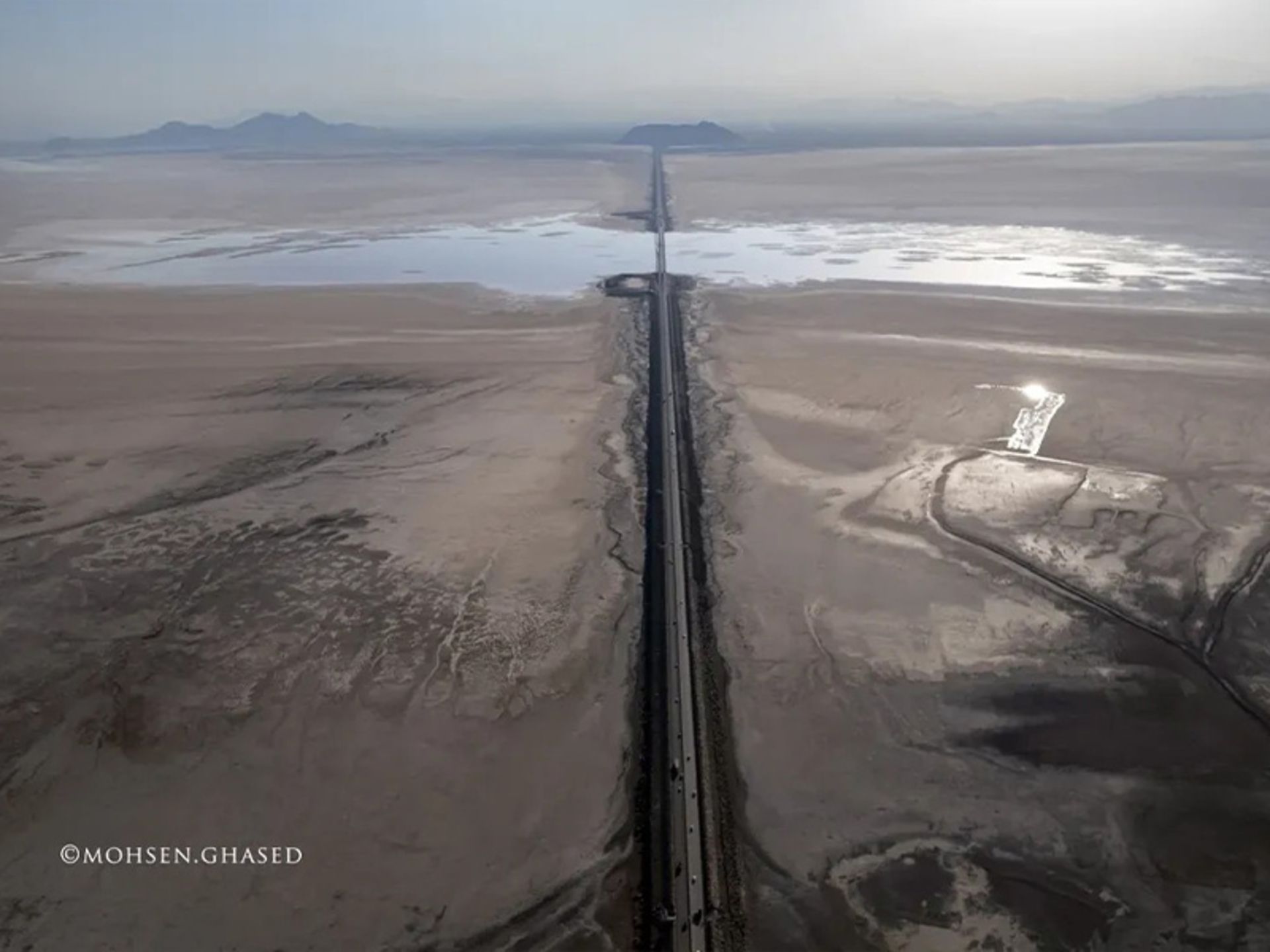 Lake Urmia dried up