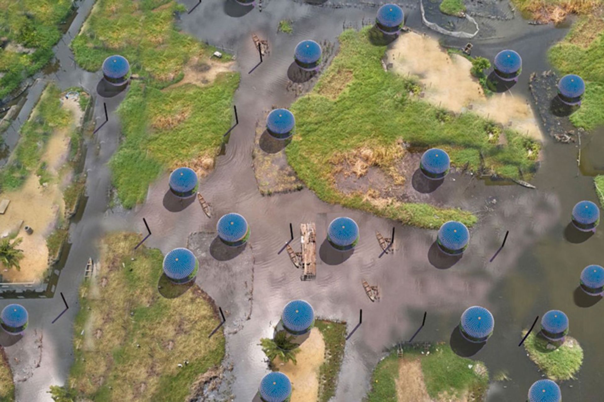 Aerial image of Pafer Village