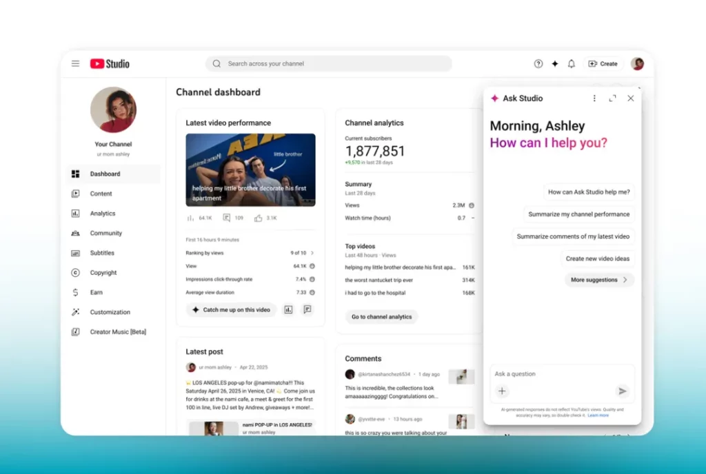 YouTube Artificial Intelligence