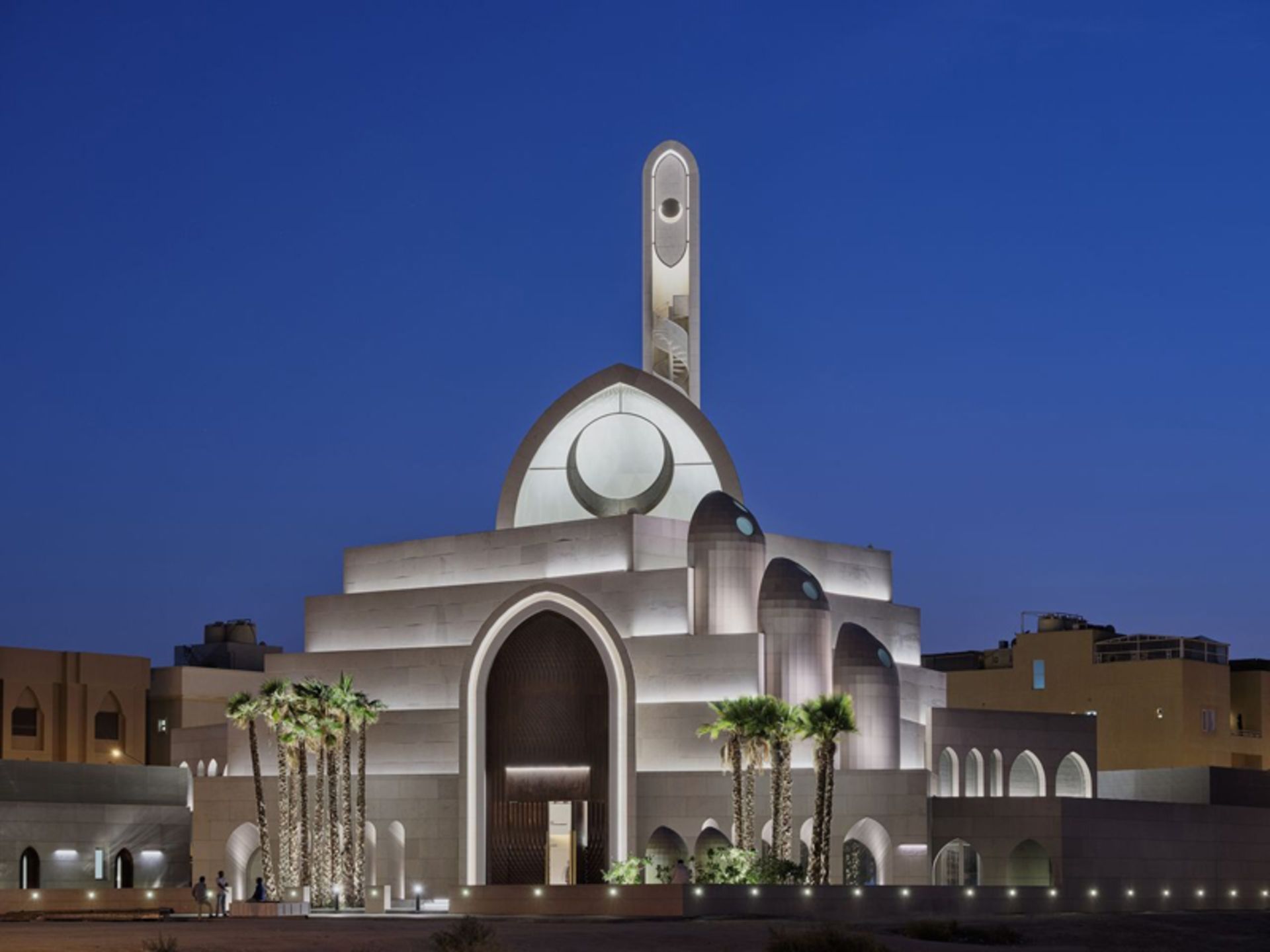 Egyptian classic architecture in Mamluki Lance Mosque, Kuwait