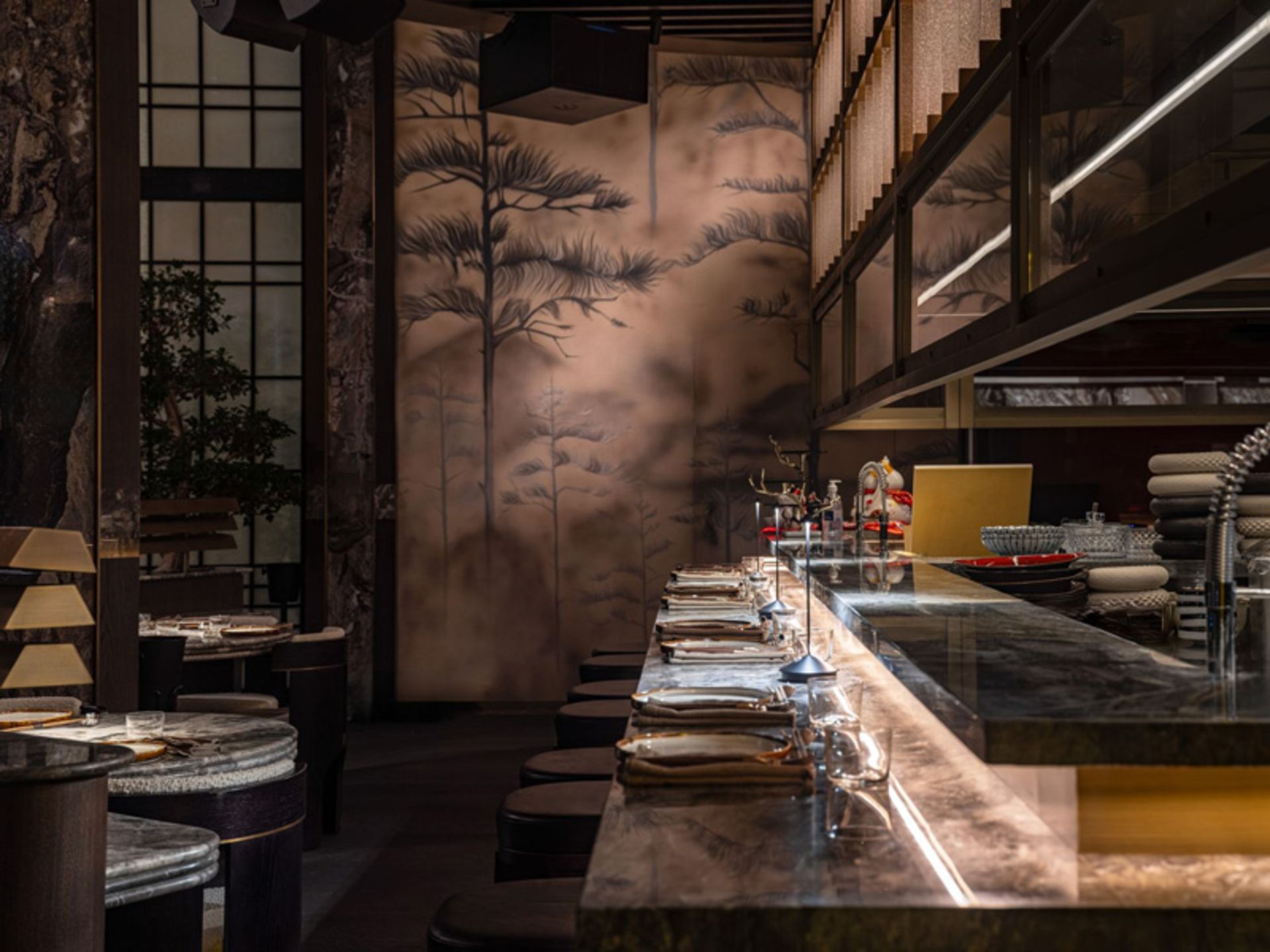 Interior Decoration of Alba Restaurant in Dubai