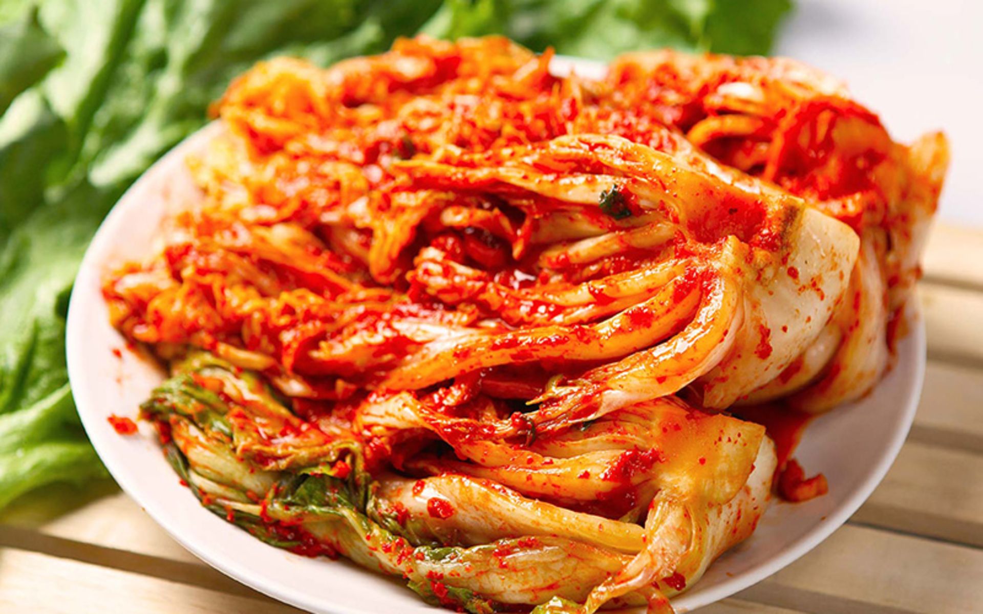 Kimchi with cabbage
