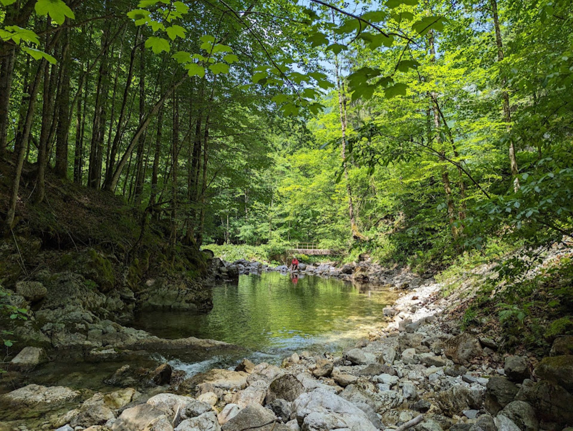 The river flowing between the Colcalpen National Park in Austria