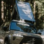 Stargiers' ceiling tent on Lexus