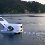 Zipper boat in the lake