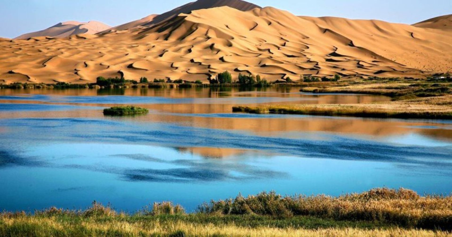 Lake in the Badin Jaran Desert