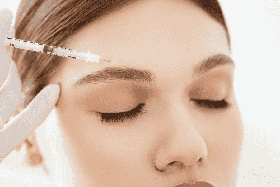 Non -surgical eyebrow lift