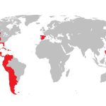 Map of Spanish Empire