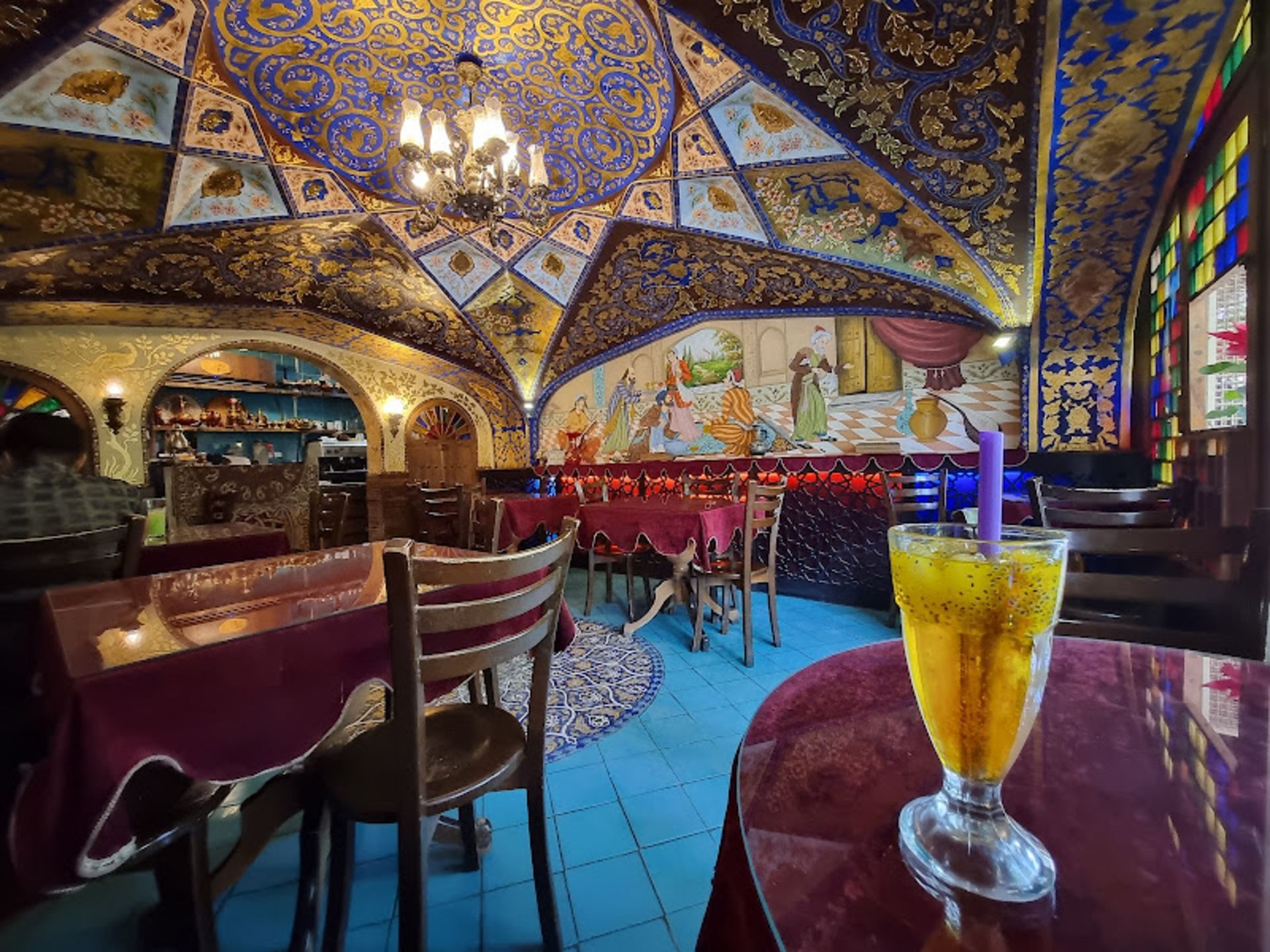 Isfahan Orange Spring Ceiling and Walls
