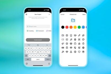 Projects feature in ChatGpt